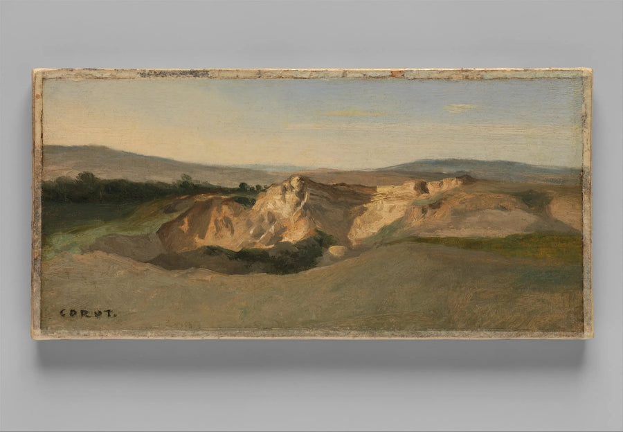Italiaanse landschap - Jean-Baptiste Camille Corot