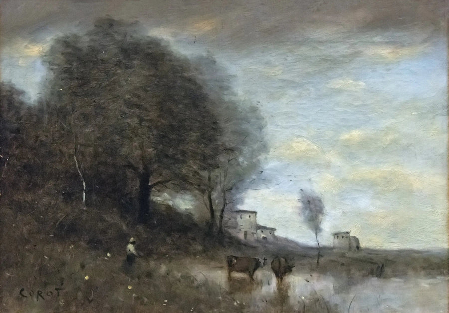Landschap - Jean-Baptiste Camille Corot
