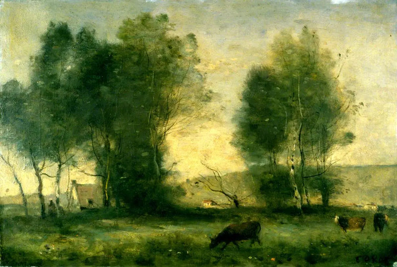 Landschap - Jean-Baptiste Camille Corot
