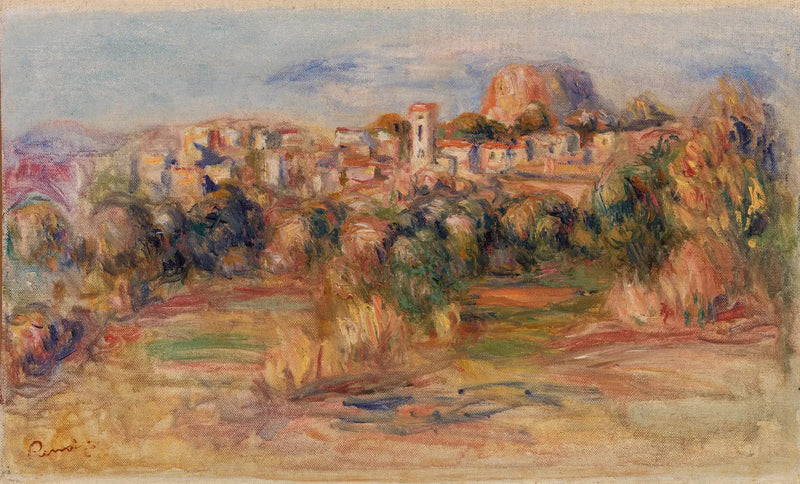 Landschap, La Gaude (Landschap, La Gaude) - Pierre-Auguste Renoir