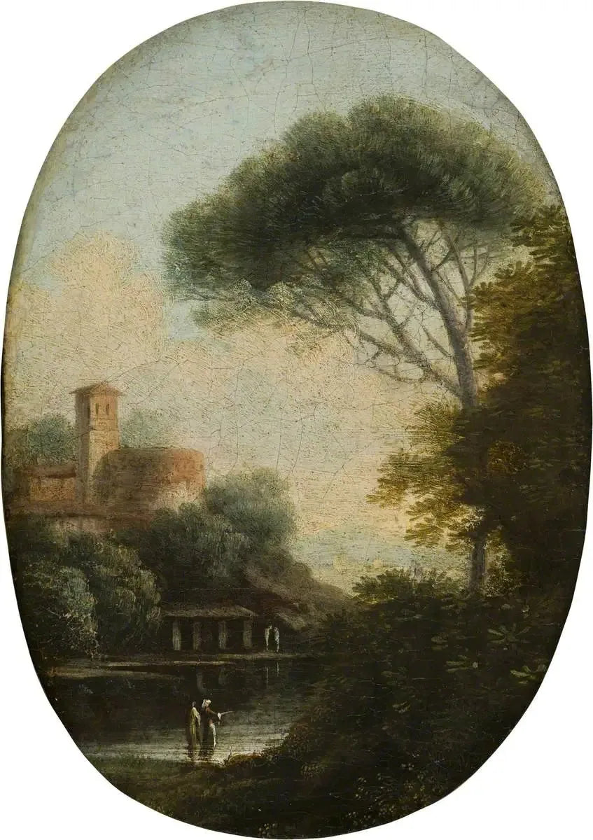 Bosrijk meerlandschap - Claude Lorrain