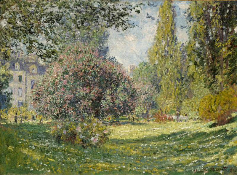 Landschap: het Parc Monceau - Claude Monet
