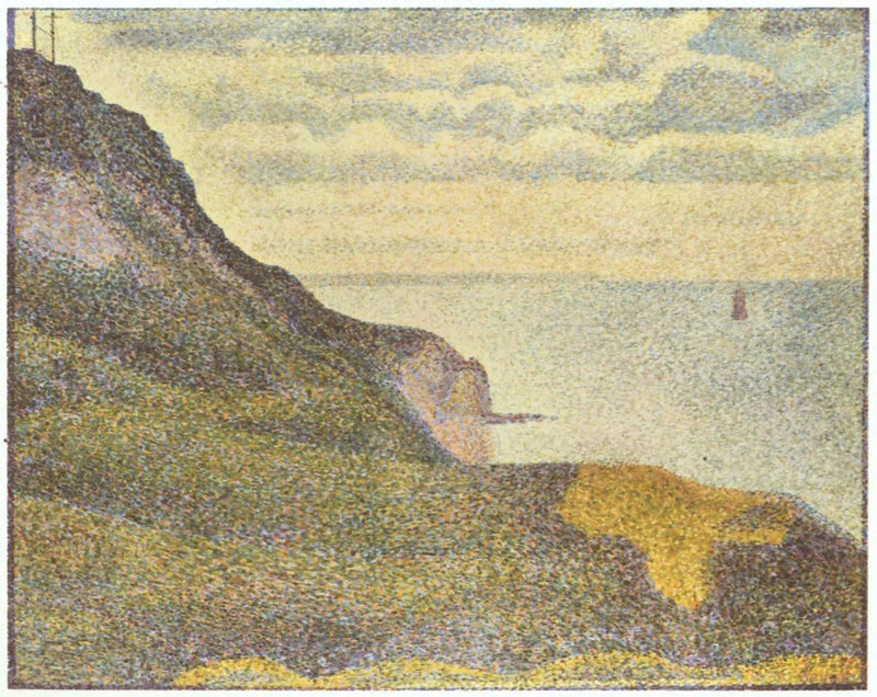 Zeelandschap bij Port-en-Bessin, Normandië - Georges Seurat