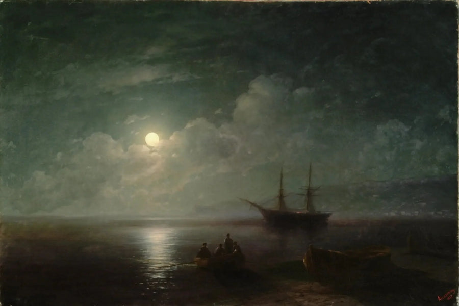 Maritiem landschap met volle maan - Ivan Aïvazovski

Source:
Paysage marin avec pleine lune - Ivan Aïvazovski