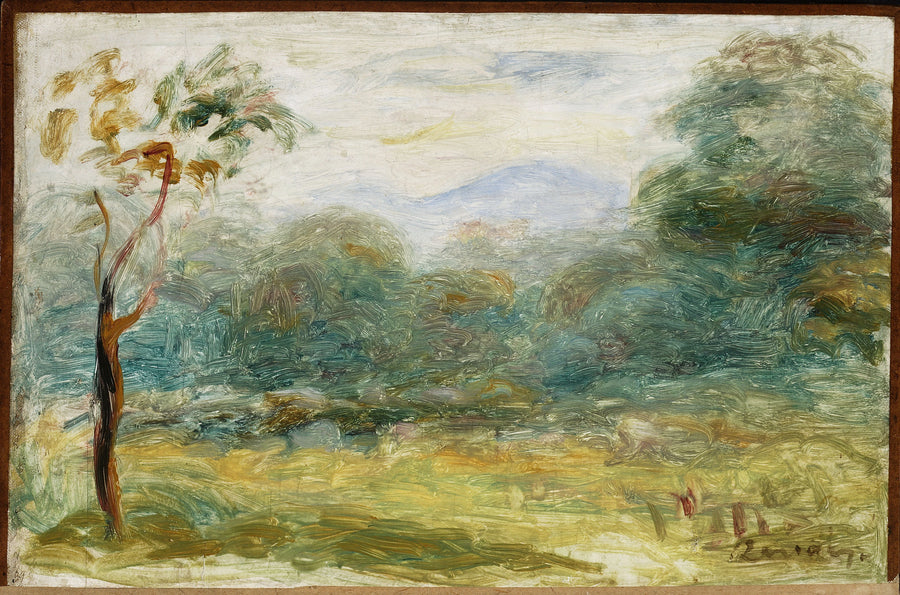 Landschap van de Midi (Cagnes). - Pierre-Auguste Renoir