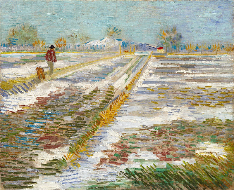 Sneeuwlandschap - Vincent van Gogh