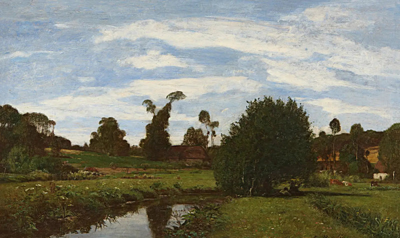 Normand landschap - Eugène Boudin