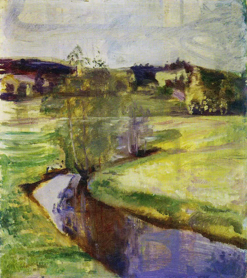 Noorse lentelandschap - Edvard Munch