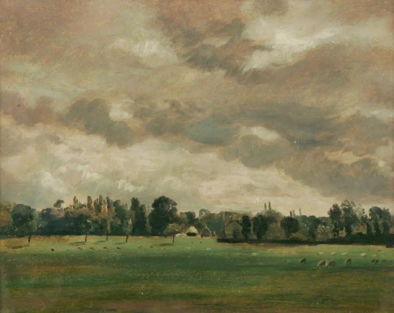 Bewolkt landschap - John Constable