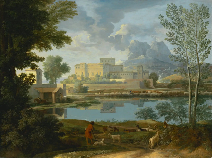 Landschap bij kalm weer - Nicolas Poussin
