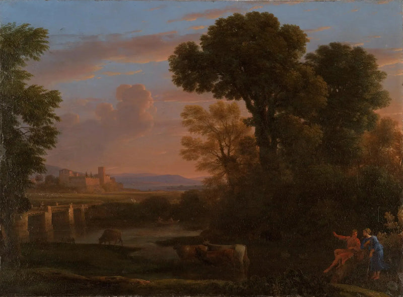 Pastorale landschap - Claude Lorrain