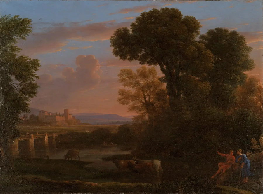 Pastorale landschap - Claude Lorrain
