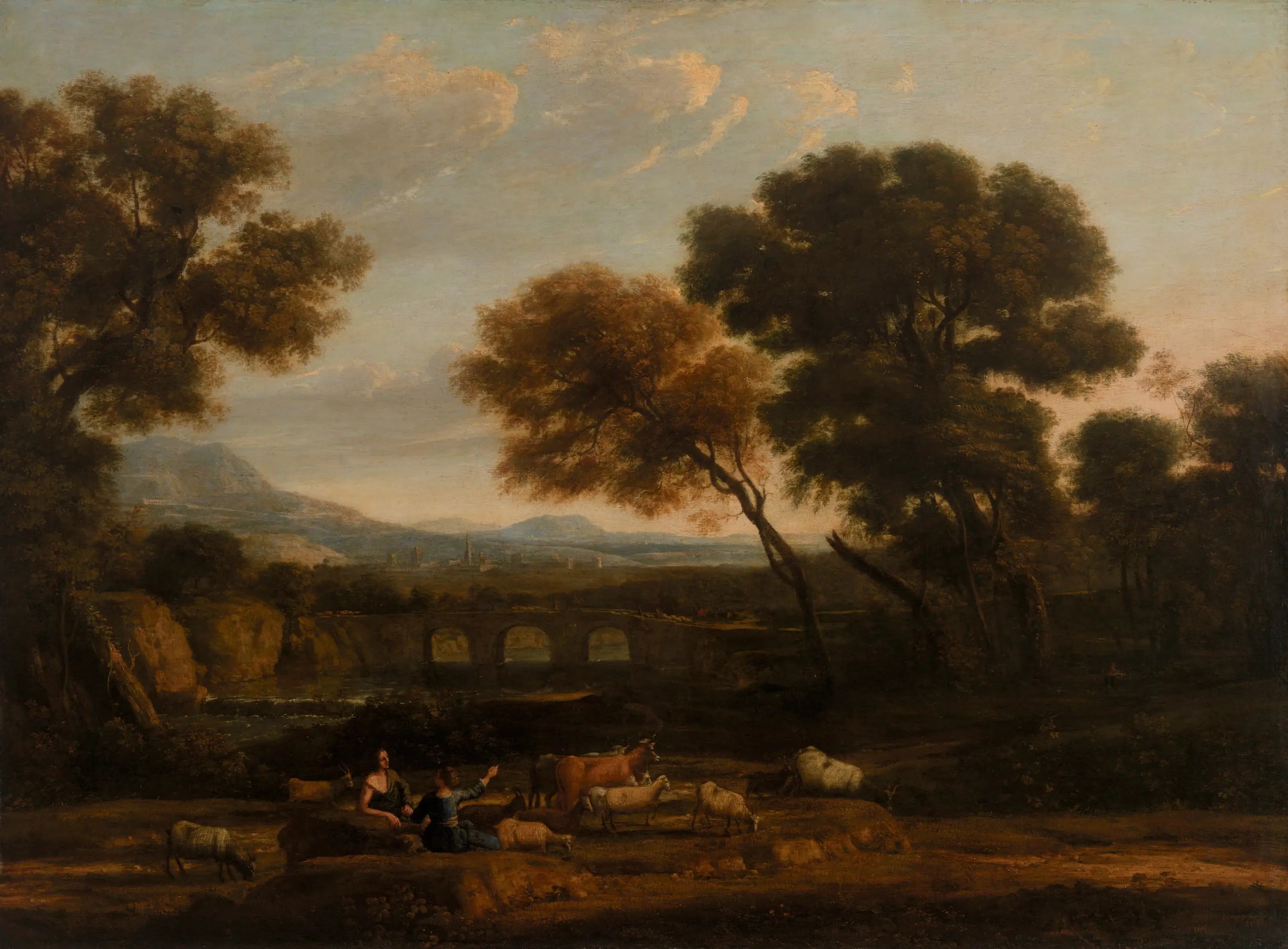 Paysage pastoral - Claude Lorrain - Alpha Reproduction