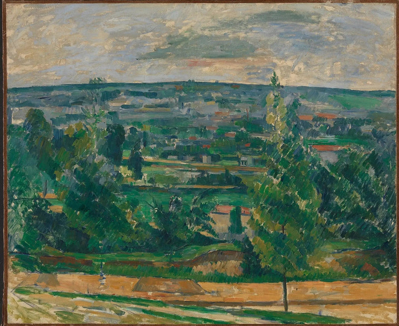 Landschap nabij Melun - Paul Cézanne