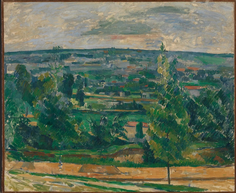 Landschap nabij Melun - Paul Cézanne
