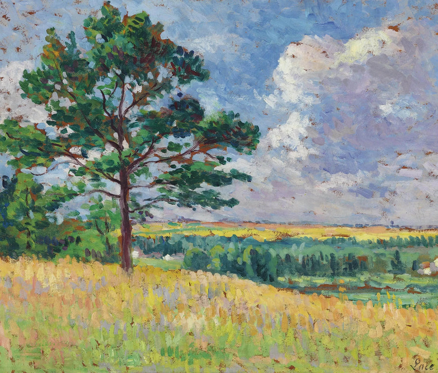 Landschap bij Méréville - Maximilien Luce