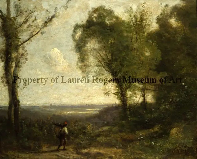 Landschap bij Parijs - Jean-Baptiste Camille Corot