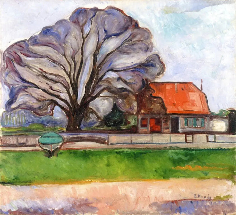 Landschap nabij Travemünde - Edvard Munch