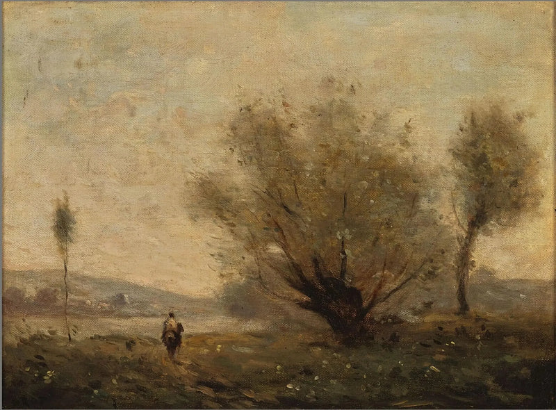 Landschap bij Ville d'Avray - Jean-Baptiste Camille Corot
