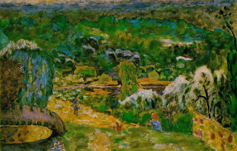 Lente landschap - Pierre Bonnard