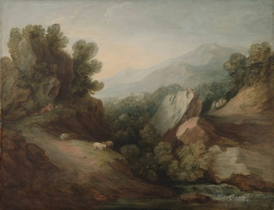 Rotsachtig en bebost landschap met een vallei en een dam - Thomas Gainsborough

Source:
Paysage rocheux et boisé avec un vallon et un barrage - Thomas Gainsborough