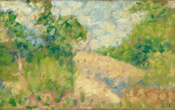 Roze landschap - Georges Seurat