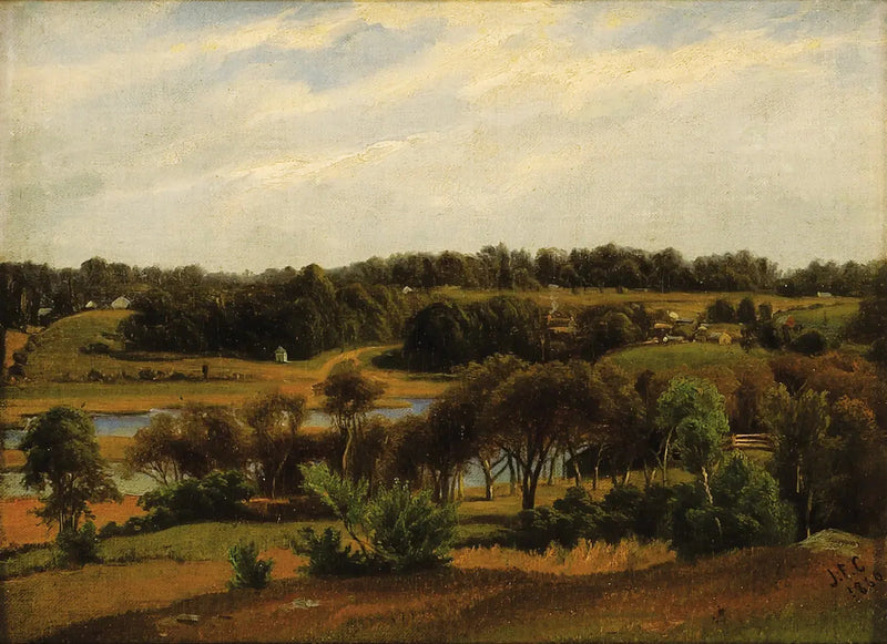 Landelijk landschap - Jasper Francis Cropsey