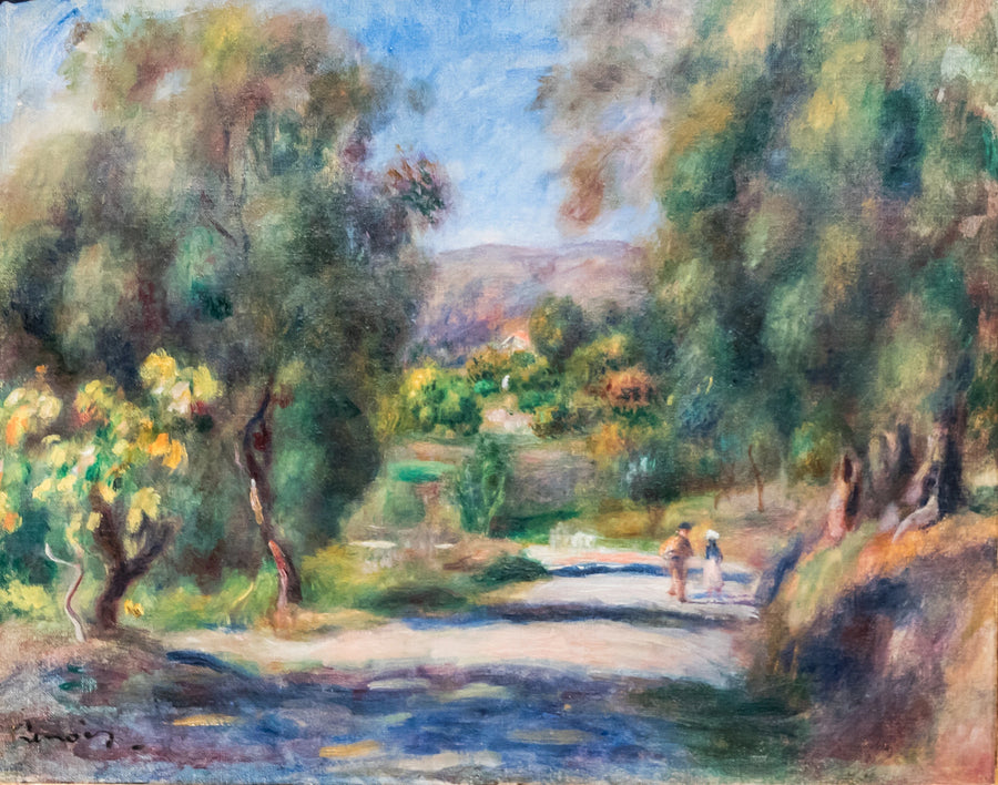 Landschap in het zuiden van Frankrijk - Pierre-Auguste Renoir