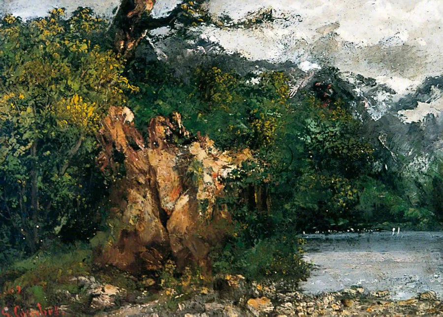 Zwitsers landschap - Gustave Courbet