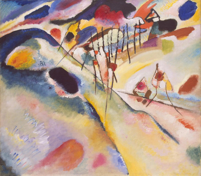 Landschap - Vassily Kandinsky
