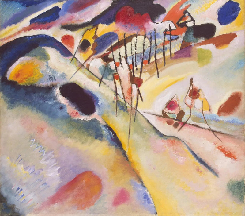 Landschap - Vassily Kandinsky