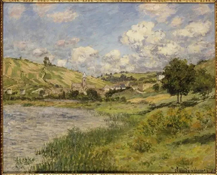 Landschap. Vétheuil - Claude Monet