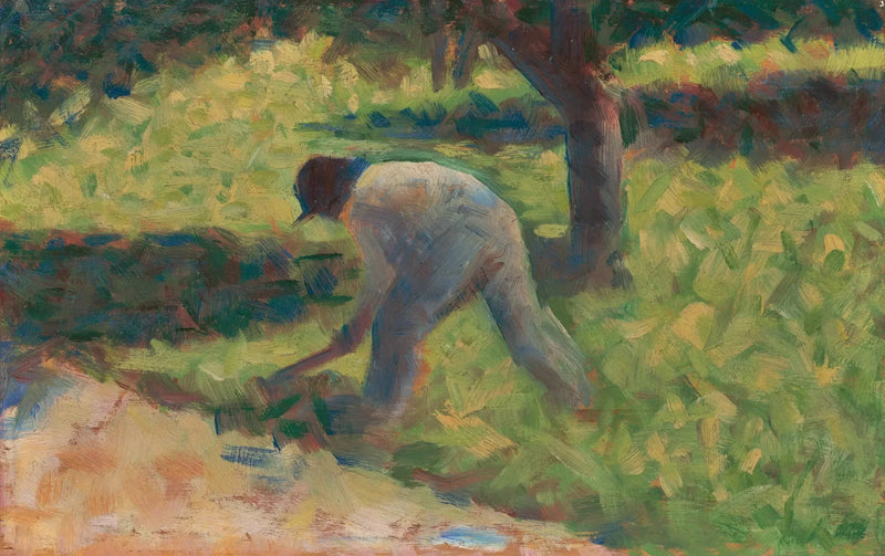 Boer met een schoffel - Georges Seurat