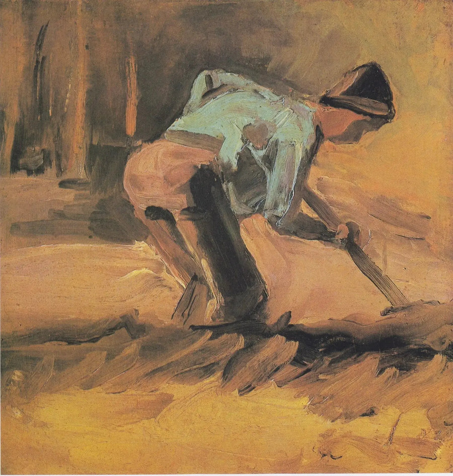 Boer aan het graven - Vincent van Gogh