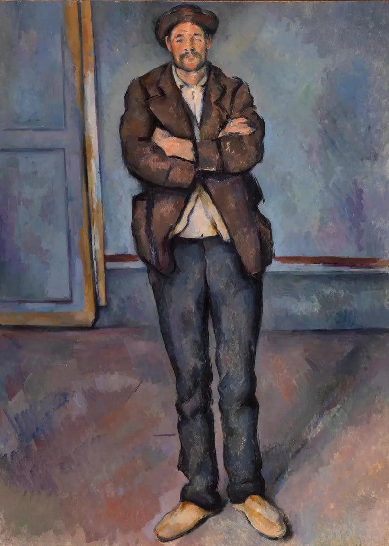 Staande boer, met gekruiste armenStaande boer, met gekruiste armen - Paul Cézanne