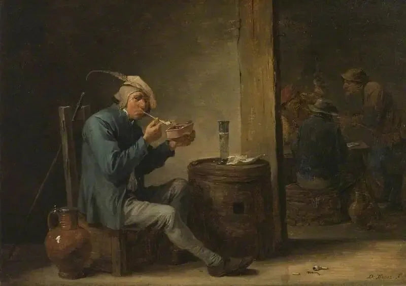 Boer die binnen rookt (Vlaamse ontspanningen, Interieur) - David Teniers de Jonge

Source:
Paysan fumant dans un intérieur (Pastimes flamands, Intérieur) - David Teniers le Jeune