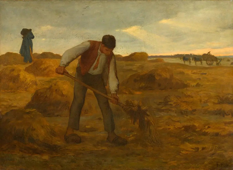 Boer die mest uitstrooit - Jean-François Millet