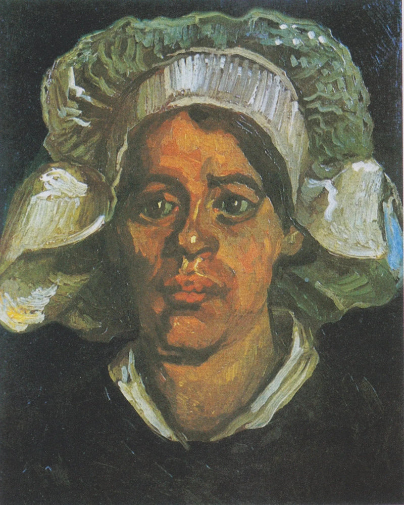 Boerin met witte muts - Vincent van Gogh