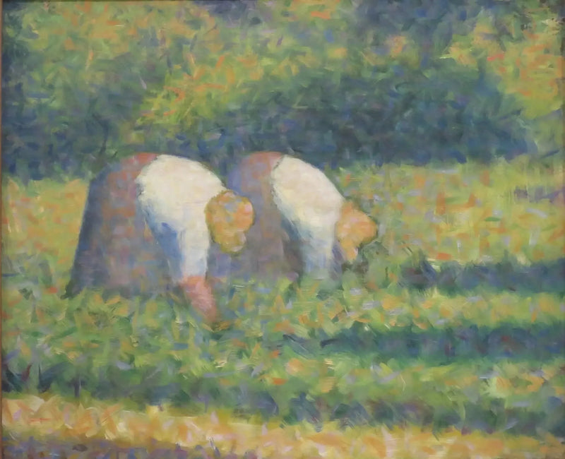 Boerenvrouwen aan het werk - Georges Seurat