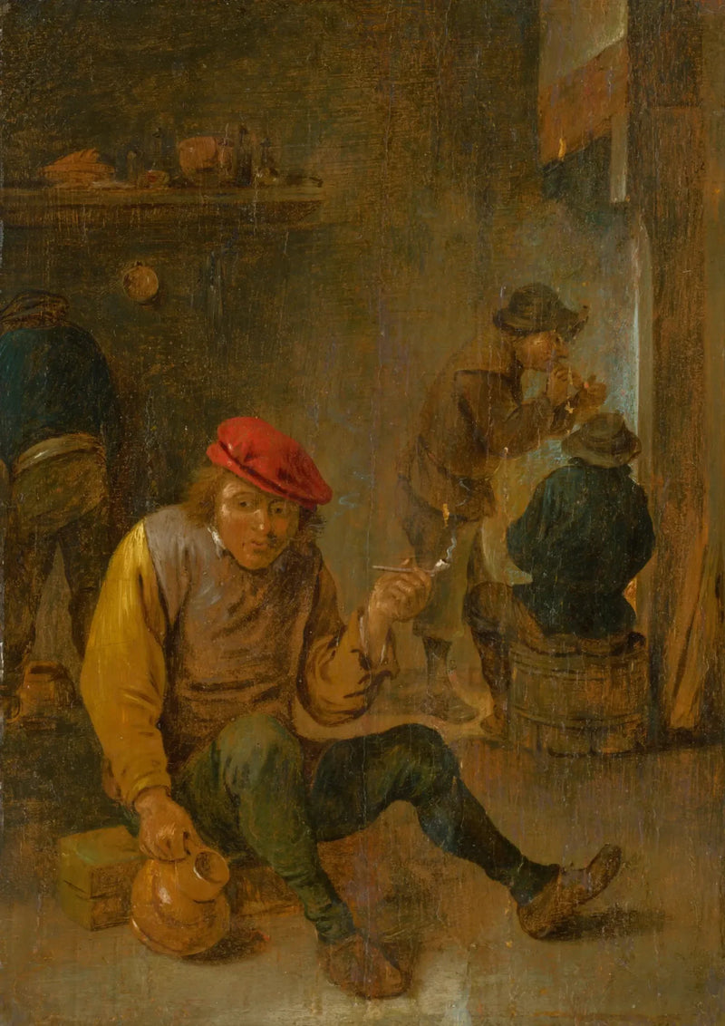 Boeren rokers (pijprokers) - David Teniers de Jonge

Source:
Paysans fumeurs (fumeurs de pipe) - David Teniers le Jeune