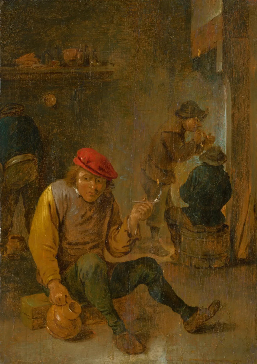 Boeren rokers (pijprokers) - David Teniers de Jonge

Source:
Paysans fumeurs (fumeurs de pipe) - David Teniers le Jeune
