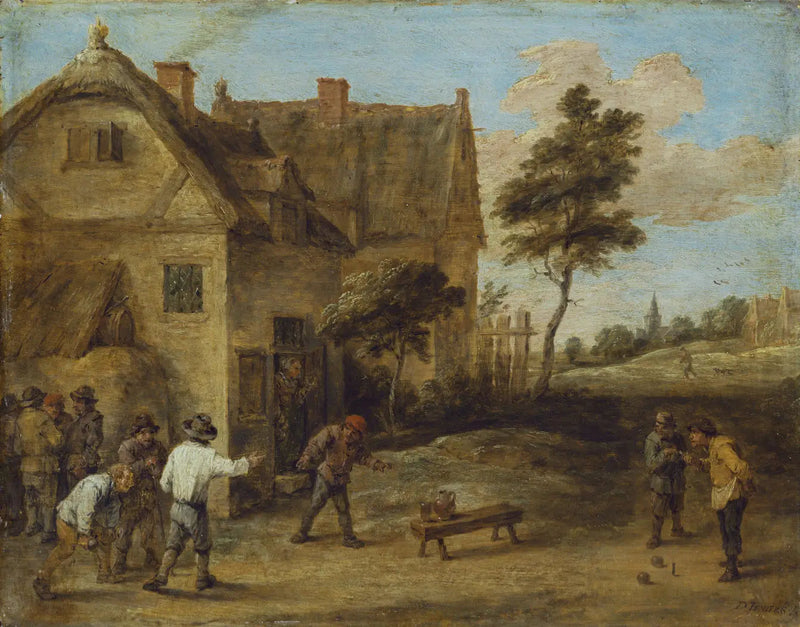 Landbouwers die een balspel spelen - David Teniers de Jonge

Source:
Paysans jouant à un jeu de balle - David Teniers le Jeune