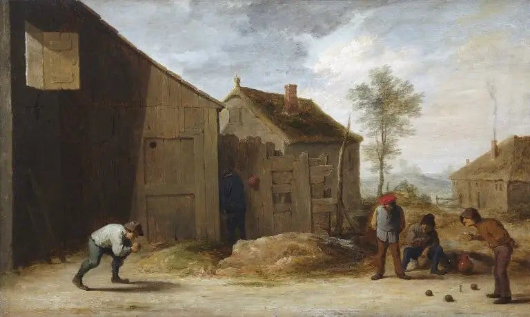Landbouwers die jeu de boules spelen - David Teniers de Jonge

Source:
Paysans jouant aux boules - David Teniers le Jeune