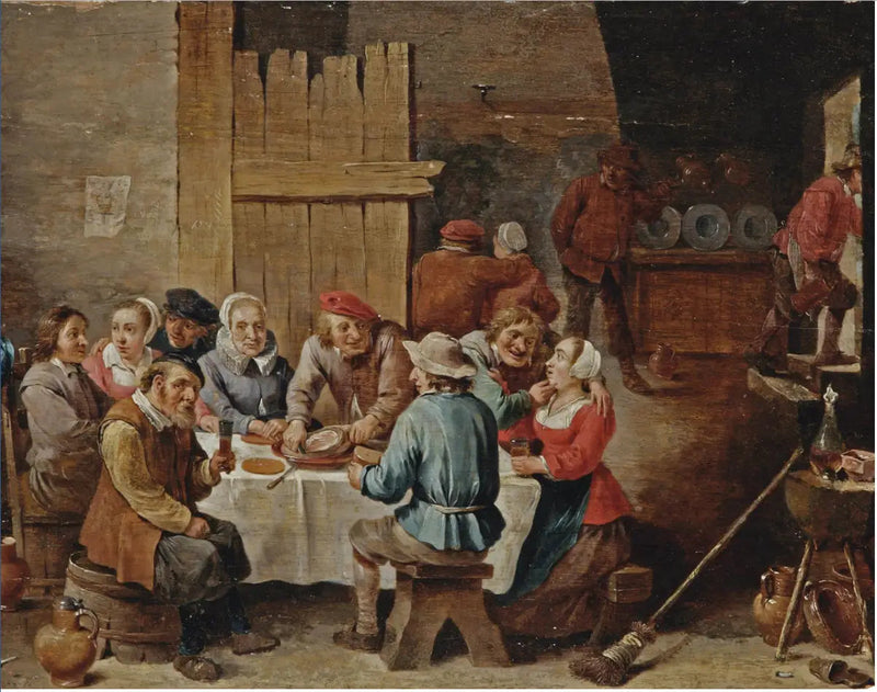 Landbouwers die eten en drinken in een interieur - David Teniers de Jonge

Source:
Paysans mangeant et buvant dans un intérieur - David Teniers le Jeune