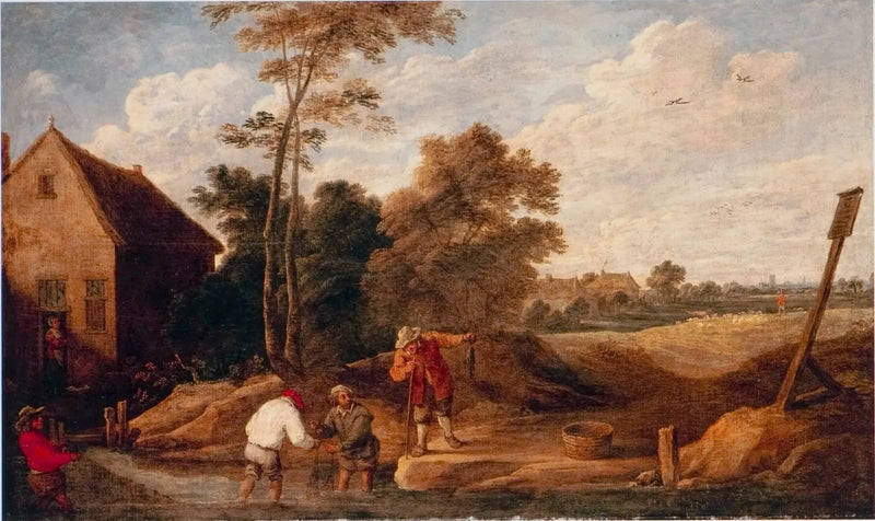 Boeren die vissen in een beekje, vlakbij een chalet - David Teniers de Jonge

Source:
Paysans pêchant dans un ruisseau, près d'un chalet - David Teniers le Jeune