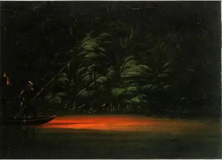 Vuurvliegjes vangen op de Amazone - George Catlin

Source:
Pêche aux flambeaux sur l'Amazone - George Catlin