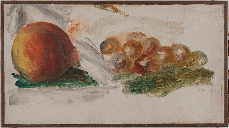 Vissen en druiven - Pierre-Auguste Renoir
