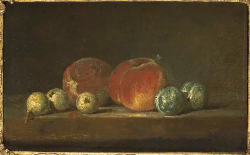 Perziken en pruimen - Jean Simeón Chardin