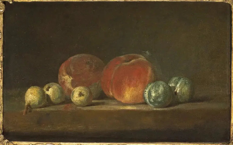 Perziken en pruimen - Jean Simeón Chardin