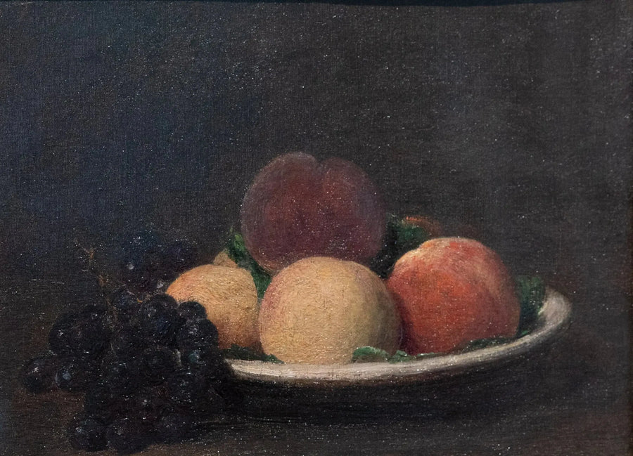 Perziken en zwarte rozijnen - Henri Fantin-Latour

Source:
Pêches et raisins noirs - Henri Fantin-Latour